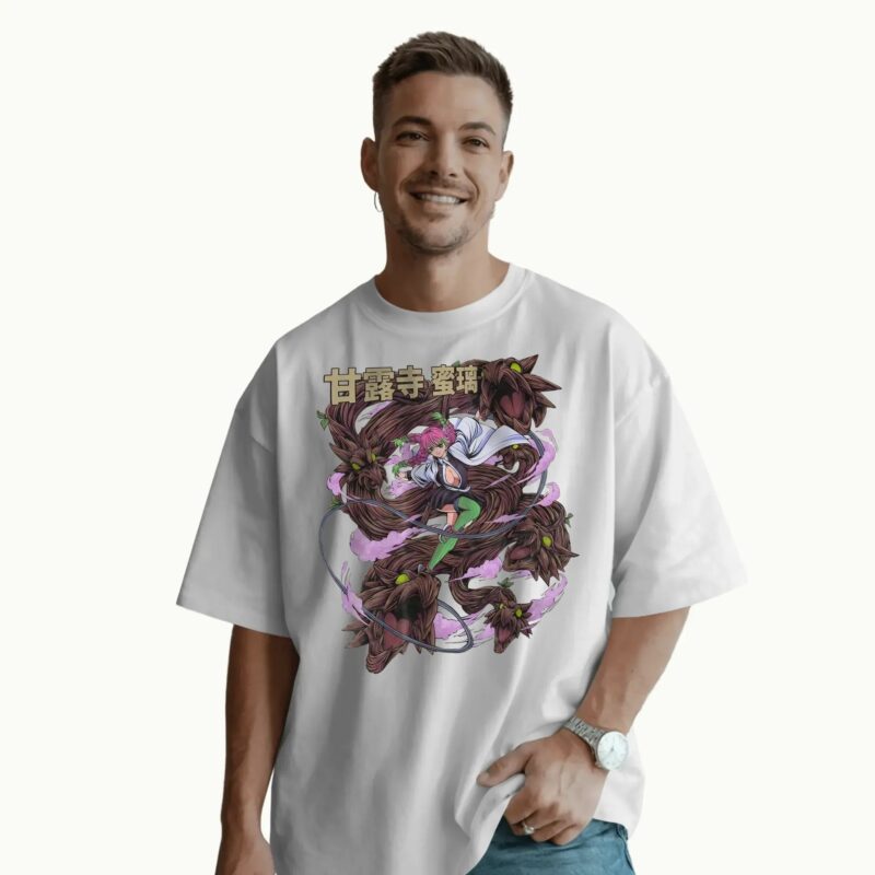 Mitsuri Kanroji Love Hashira Demon Slayer Kimetsu no Yaiba Graphic Anime T Shirt