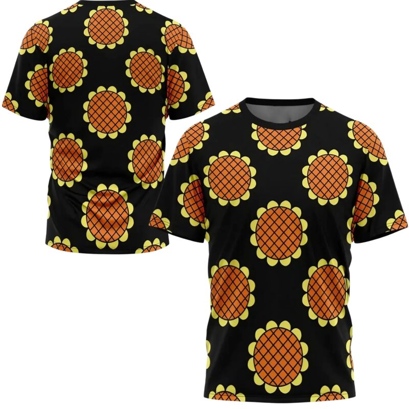 Monkey D Luffy Black Dressrosa One Piece All Over Print T Shirt