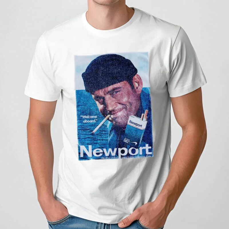 Newport Cigarettes Sailor Menthol Chilled Welcome Aboard T Shirt