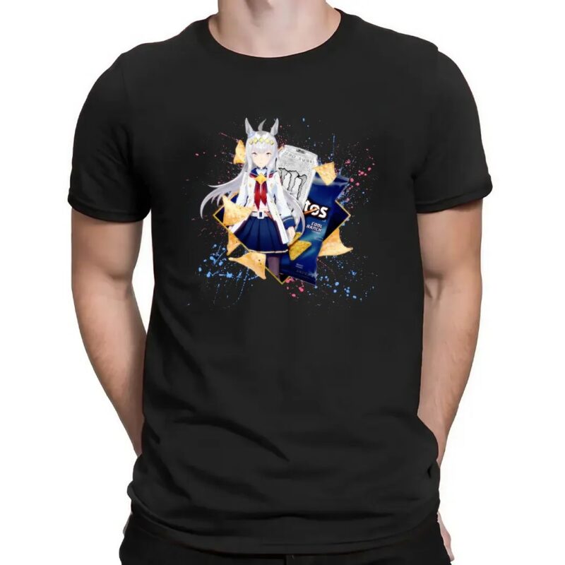Oguri Cap Uma Musume Pretty Derby Monster Energy Zero Sugar Doritos Cool Ranch Flavored Tortilla Chips Mashup T Shirt