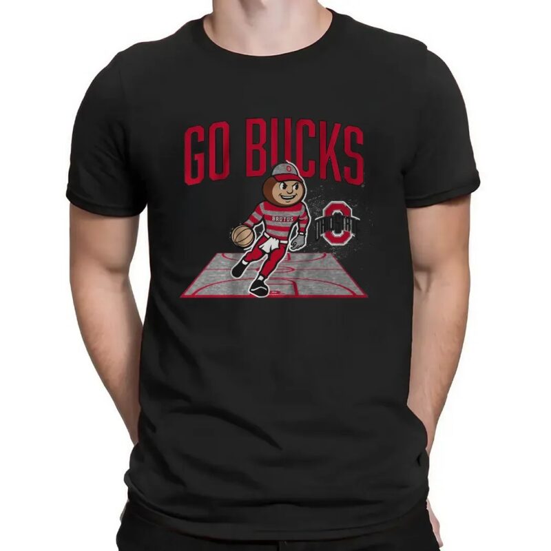 Ohio State Basketball Mascot Court 2025 T Shirt