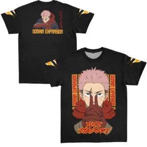 Yuji Itadori Domain Jujutsu Kaisen Anime T Shirt