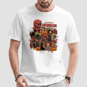 Halloween Horror Night Horror Movie Characters Vintage T Shirt