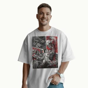 DOOM Slayer Demon Killer Comic Panel T Shirt