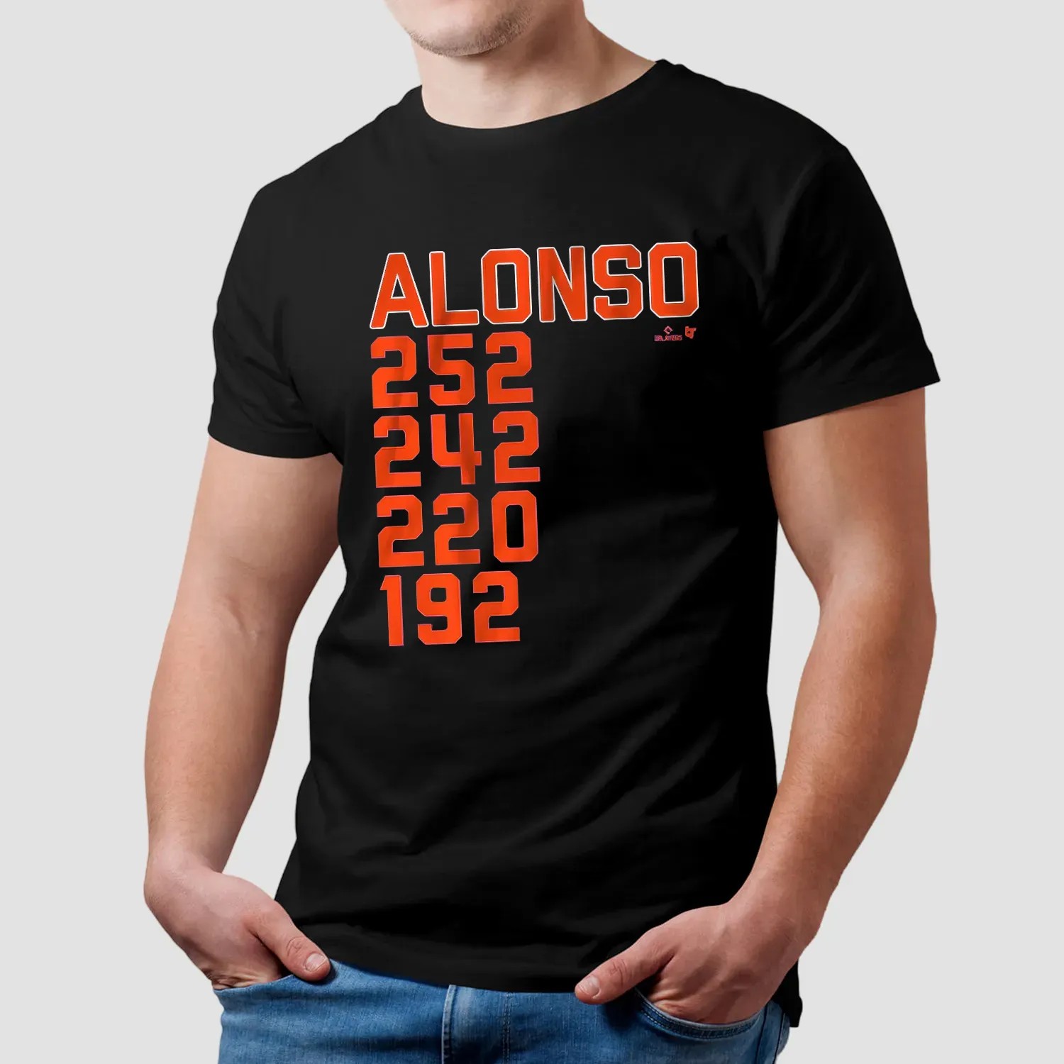 Pete Alonso New York Home Run List 252 242 220 192 T Shirt