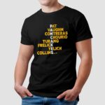 Milwaukee Panthers Football Pancakes Names Pat Vaughn Contreras Chourio T Shirt