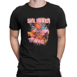 Girl Dinner Abby Saja Vintage Bootleg Style T Shirt