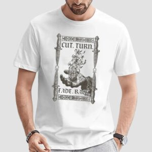 Hail The Sun Cut Turn Fade Back Knife Hand Fire T Shirt
