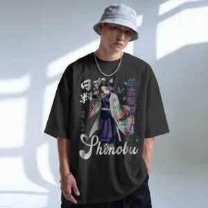 Shinobu Kocho Demon Slayer Insect Hashira Butterfly Haori Anime Graphic T Shirt