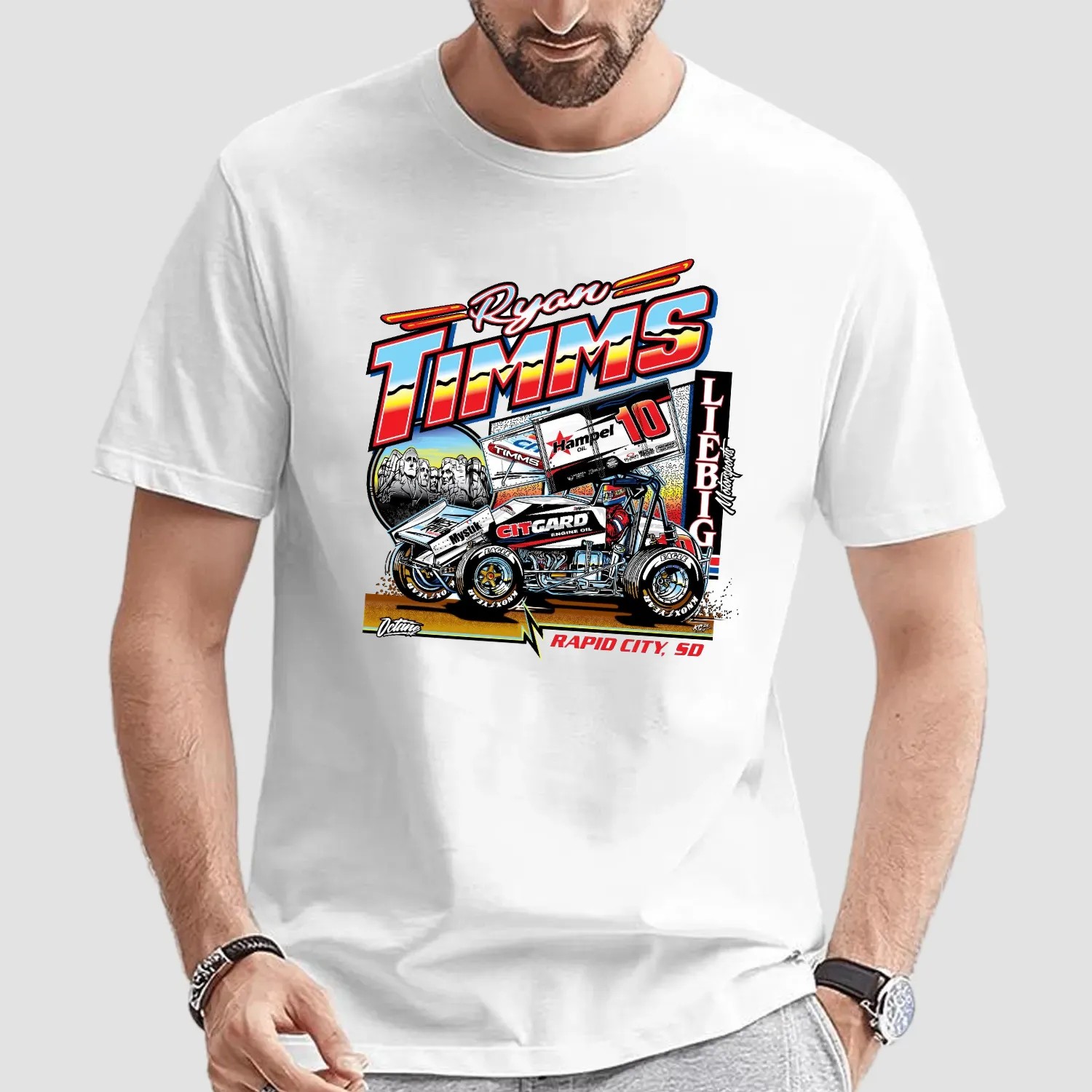 Ryan Timms 10 Citgard Rapid City SD Liebig Motorsports T Shirt