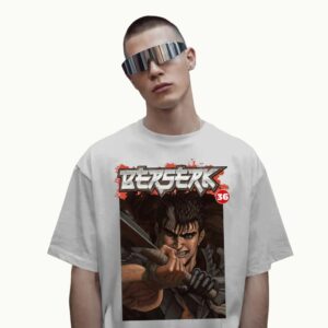 Berserk Guts Battle Stance Manga Cover Vol 36 T Shirt