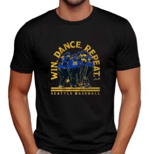 Seattle Baseball Win Dance Repeat 2025 T Shirt