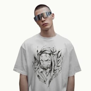 Nezuko Kamado Demon Slayer Anime Sketch Art T Shirt