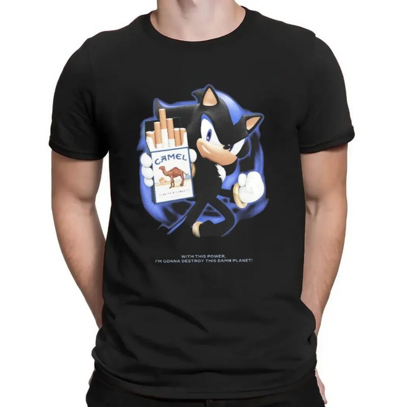 Shadow Camel Cigarette With This Power I'm Gonna Destroy This Damn Planet T Shirt