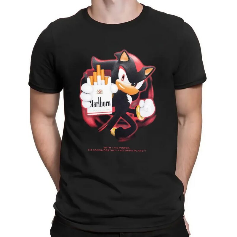 Shadow Marlboro Cigarette With This Power I'm Gonna Destroy This Damn Planet T Shirt