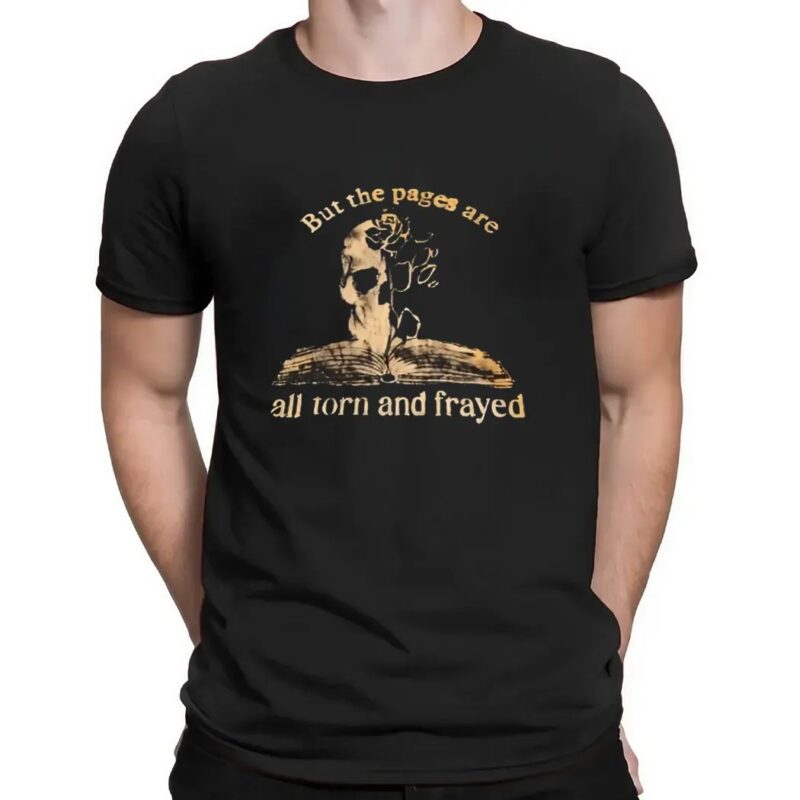 Skull But The Pages Are All Torn And Frayed T Shirt