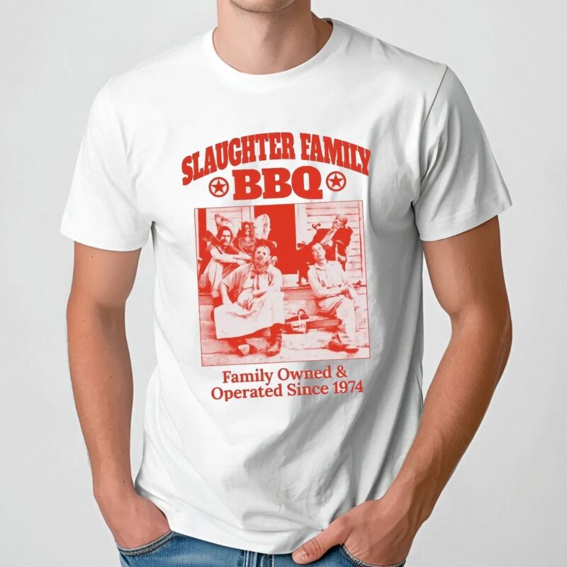 Slaughter Family BBQ Family Owned And Operated Since 1974 Graphic T Shirt