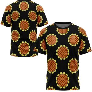 Monkey D Luffy Black Dressrosa One Piece All Over Print T Shirt