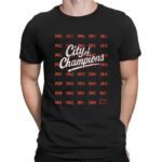 NESN City Of Champions Years T Shirt