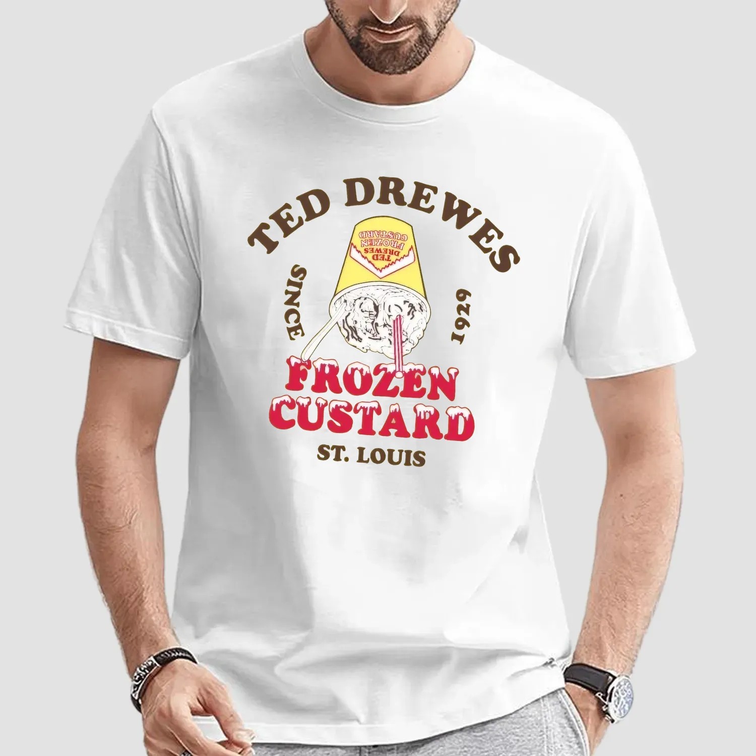 Ted Drewes Since Frozen Custard St Louis 1929 Frozen Custard T Shirt