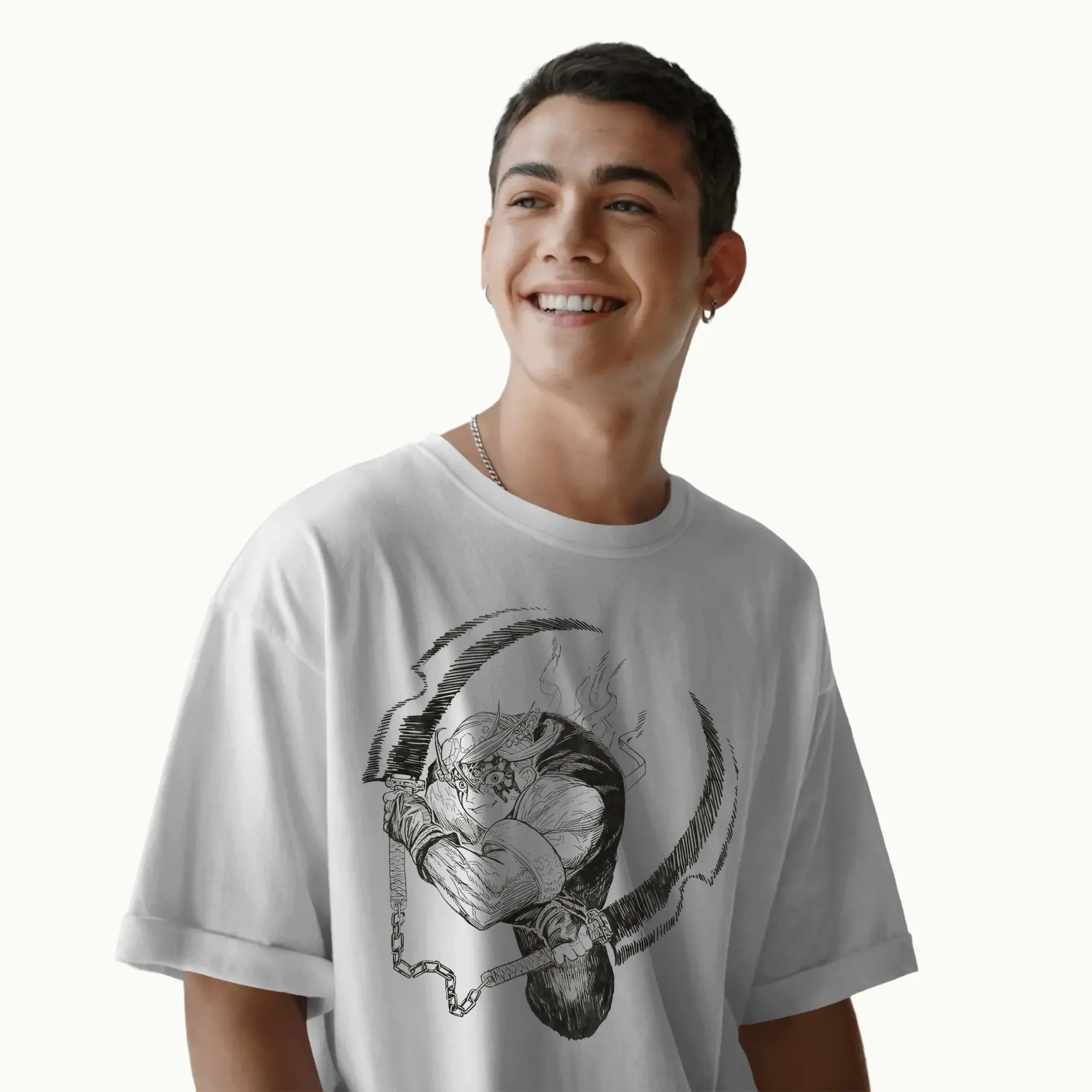 Tengen Uzui Demon Slayer Kimetsu no Yaiba Dual Blades Anime T Shirt