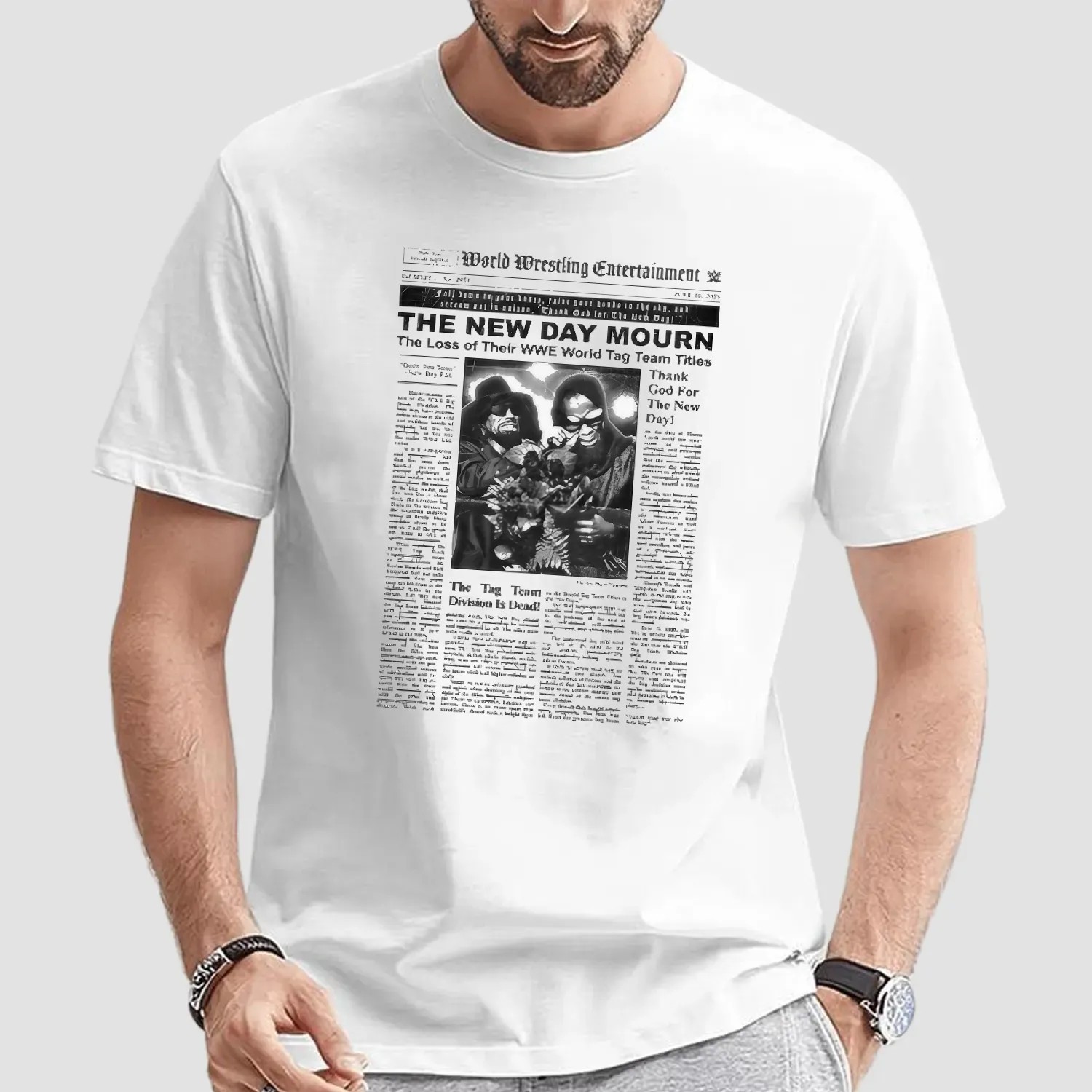 The New Day In Mourning The Loss Of Their WWE World Tag Team Titles T Shirt