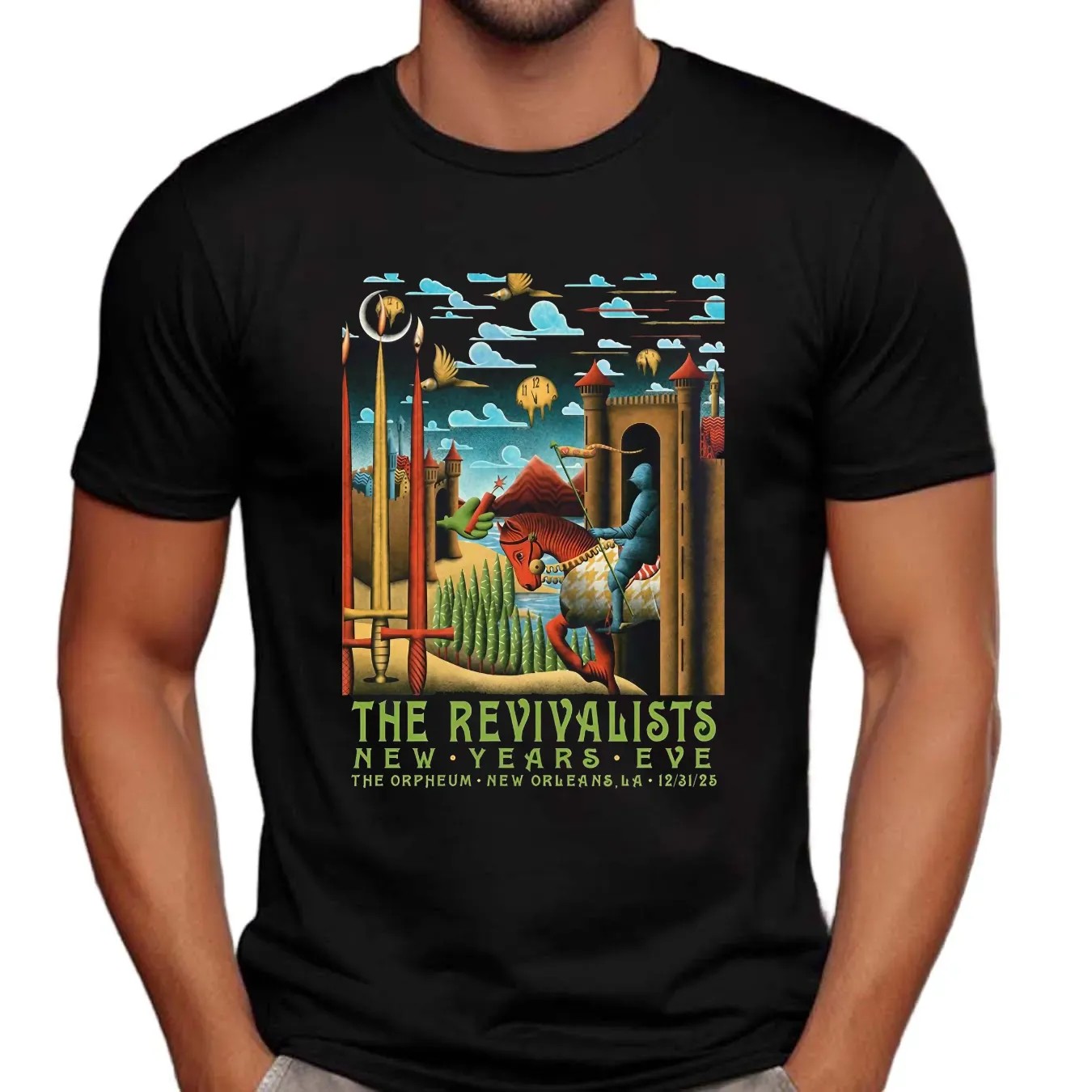 The Revivalists New Years Eve Show In New Orleans Los Angeles At The Orpheum December 31 2025 Poster T Shirt