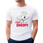 Jeremy Allen White Wearing Chef Snoopy T Shirt