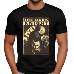 The Dark Knight Batman And Joker Poster T Shirt