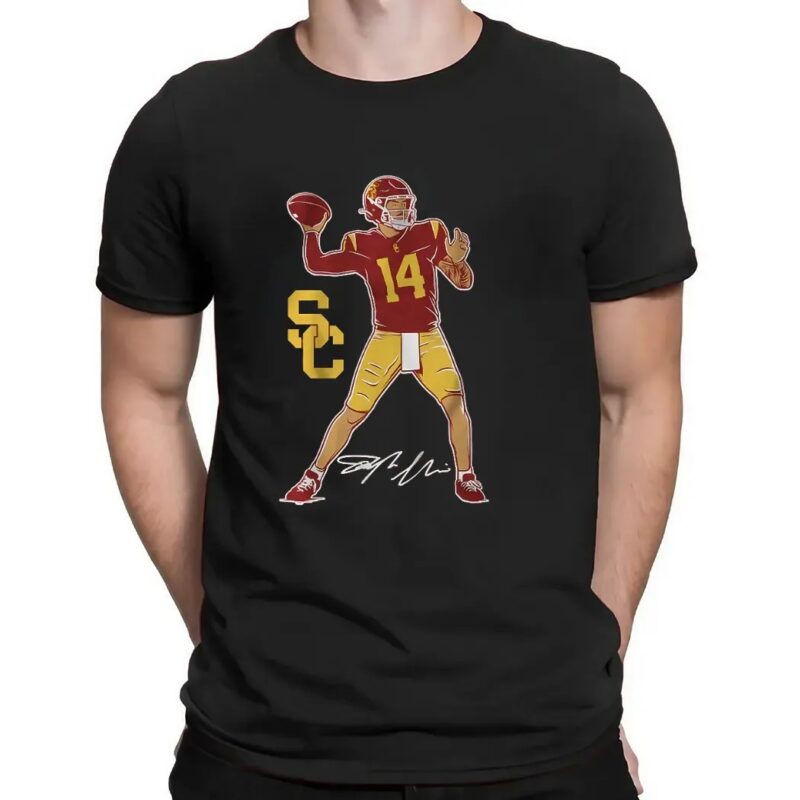 USC Football Jayden Maiava Superstar Pose Signature T Shirt