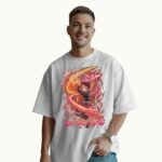 Tanjiro Kamado Hinokami Kagura Sun Breathing Flame Dragon Demon Slayer Anime T Shirt