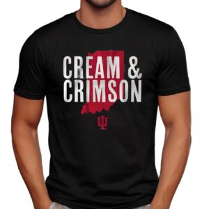 Indiana Hoosiers Hometown Cream and Crimson T Shirt