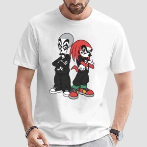 Insane Clown Posse x Knuckles the Echidna Sonic The Hedgehog T Shirt