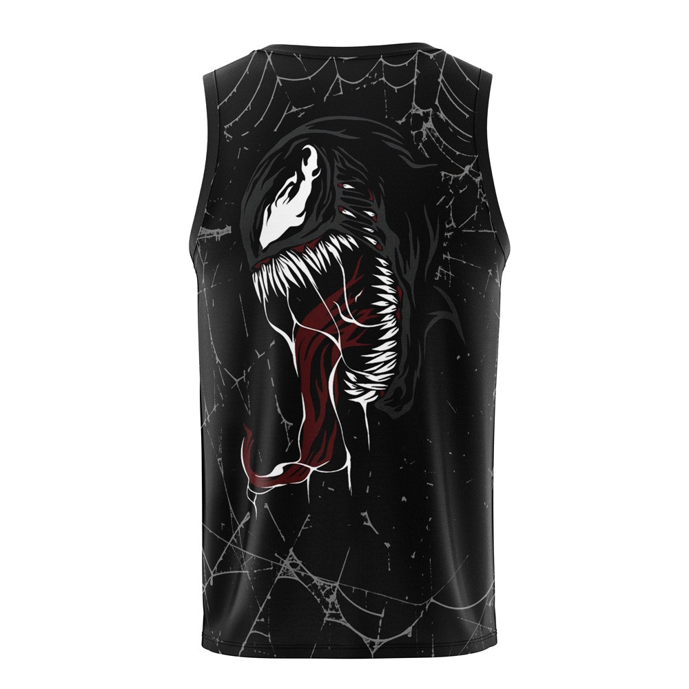 Venom Tank Top Marvel Symbiote Spider Graphic Sleeveless Tahk Top Basketball Jersey