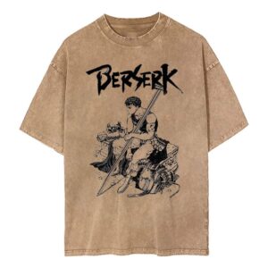 Vintage Berserk Manga Dark Fantasy Couple Graphic T Shirt