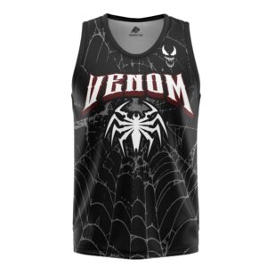 Venom Tank Top Marvel Symbiote Spider Graphic Sleeveless Tahk Top Basketball Jersey