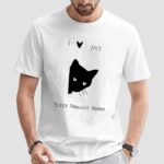 Black Cat I Love My Sleep Paralysis Demon T Shirt
