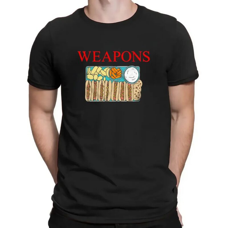 Weapons Hot Dog French Fries Fast Food T Shirt