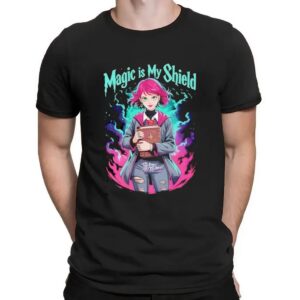 Magic Is My Shield Fantasy Arcane Style T Shirt