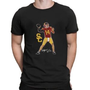 USC Football Jayden Maiava Superstar Pose Signature T Shirt