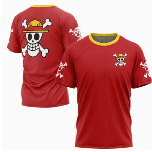 Strawhats One Piece Jolly Roger Monkey D Luffy T Shirt