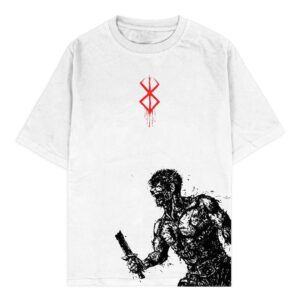 Berserk Guts Anguish Brand of Sacrifice Anime T Shirt