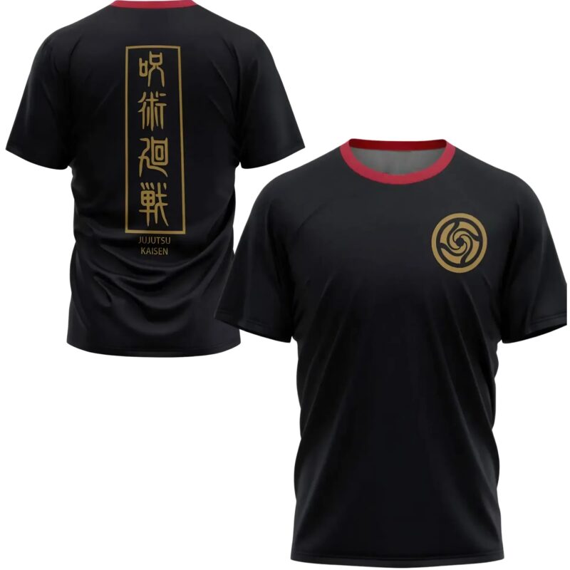 Yuji Jujutsu Kaisen Logo All Over Print T Shirt