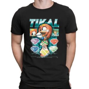 Tikal The Echidna Sonic The Hedgehog The 7 Emeralds Are The Servers Chaos Is Power, Enriched By The Heart T Shirt