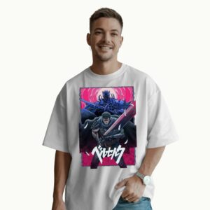 Berserk Anime Guts Sword and Skull Knight Dark Fantasy T Shirt