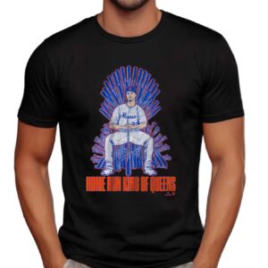 Pete Alonso Home Run King of Queens Throne T Shirt