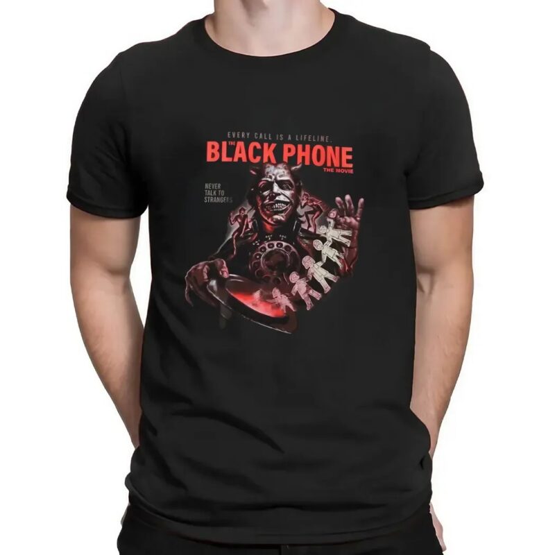 Fright Rags Every Call Is A Lifeline The Black Phone Movie Never Talk To Strangers T Shirt
