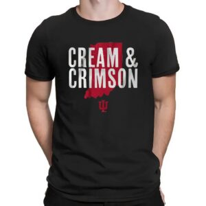 Indiana Hoosiers Hometown Cream and Crimson T Shirt