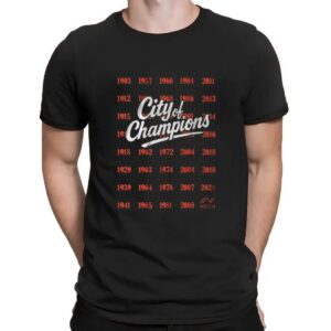 NESN City Of Champions Years T Shirt