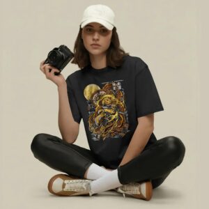Agatsuma Zenitsu Demon Slayer Under The Moon Anime T Shirt